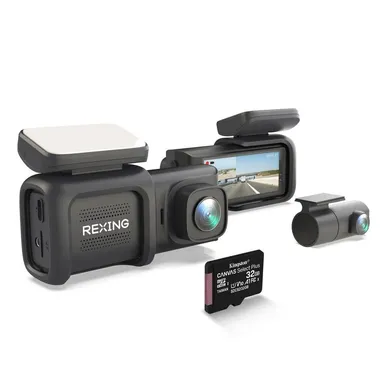 Rexing DT2 Dual Channel 1080p Front and Rear Dash Cam ($99.99)