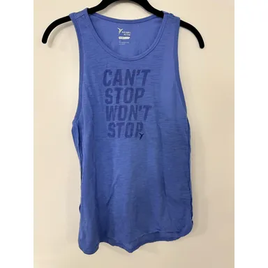 Old Navy Small Periwinkle Blue Purple Athletic Athleisure Tank Top 