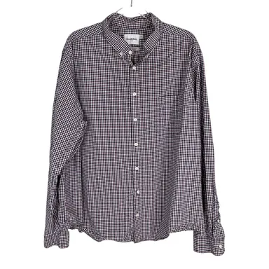 Goodfellow & Co Button Down Shirt Standard Check XXL