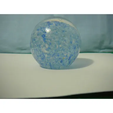 Clear and Blue Print Paper Weight