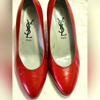 YSL Red Shoes
