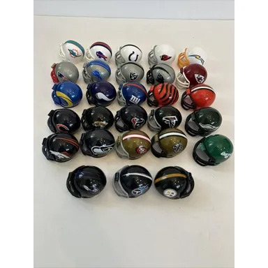 LOT of 28 Riddell NFL Micro Mini 2" Football Helmet Helmets 2011