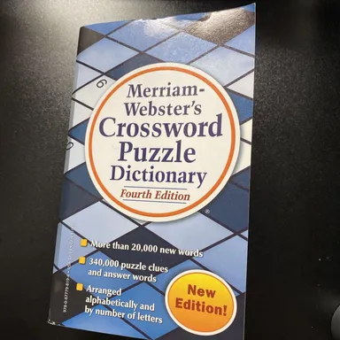 Merriam-Webster's Crossword Puzzle Dictionary (Paperback or Softback)