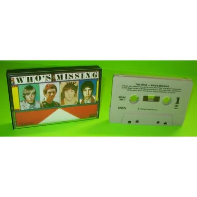 The Who Who's Missing Cassette Tape Columbia House Club Edition Classic Rock