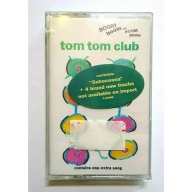 Tom Tom Club Boom Boom Chi Boom Boom SEALED Cassette Tape Album Talking Heads