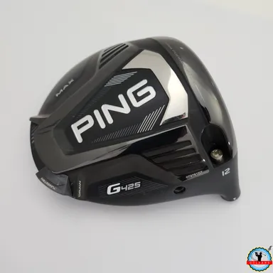 Ping G425 Max 12º Driver Head & Screw Only Golf Club Right Handed Good!
