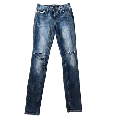 Gap Leggings Light Washed Blue Mid Rise women Jeans size 4/27R Pockets