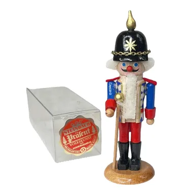 Vintage STEINBACH NUTCRACKER 5.5” Wooden Baron 021 Soldier Germany Boxed