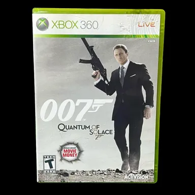 James Bond 007 : Quantum of Solace (Microsoft Xbox 360, 2008) Complete CIB