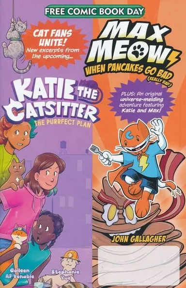 Katie the Catsitter The Purrfect Plan/Max Meow When Pancakes Go Bad (Charlton, 2024 series) #1 May-2024