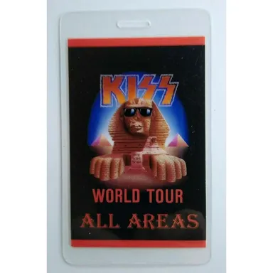 KISS Hot In The Shade Backstage Pass Original Hard Rock Music Concert 1989
