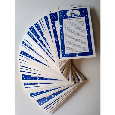 48 Exhibit Astrology Horoscope Fortune Teller Cards Penny Arcade Machine Vendor