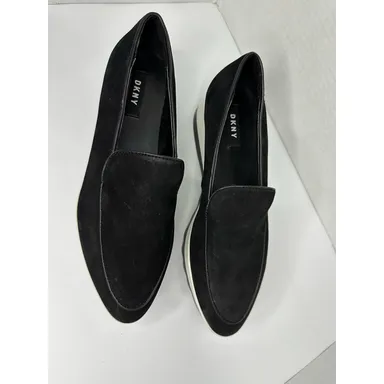 DKNY Donna Karen Leather Platform Shoes Size 8