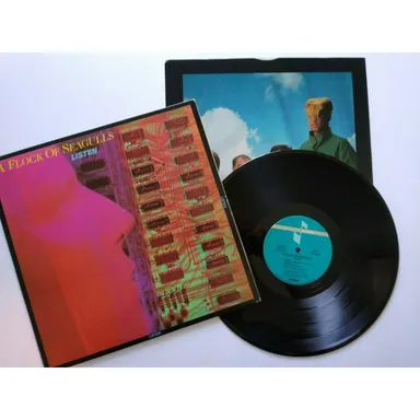 A Flock Of Seagulls Listen Vinyl LP Record Album 1983 Synth-Pop New Wave CLUB Ed