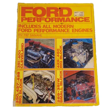 Ford Performance Auto Repair Manual Performance Engines Car Paperback Pat Ganahl