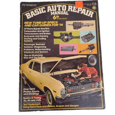 Petersen's Basic Auto Repair Manual 6th Edition Revised Spence Murray 1974 Photo