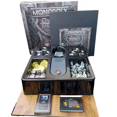 Monopoly Game of Thrones Limited Collectors Edition Plays Theme Music - Complete