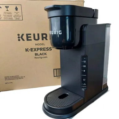 Keurig K-Express Coffee Maker, Single Serve K-Cup Pod Brewer Black, Manual Inclu