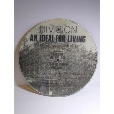 Joy Division An Ideal For Living Picture Disc 12" EP Warsaw No Love Lost Import