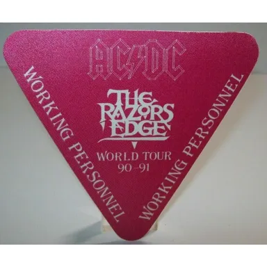 AC/DC Backstage Pass Razors Edge Tour Original 1991 Nice Gift For Hard Rock Fans