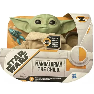 Star Wars Mandalorian 7.5 in Electronic Talking Baby Yoda Plush The Child