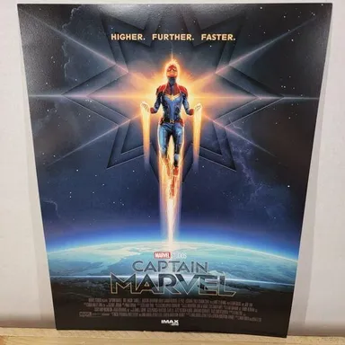 Captain Marvel Mini Movie Poster - Cardstock