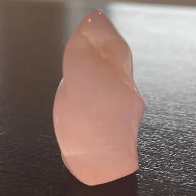 Rose Quartz Adorable Mini Crystal Flame! 
