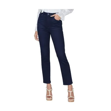Paige Cindy Ultra High Rise Straight Leg Jeans - Blue Moon - size 30