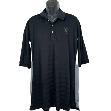 USC Trojans Team Trojan Stadium Golf Polo Shirt Men's Size XXL