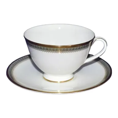 VTG Royal Doulton CUP & SAUCER SET Tea Coffee Cup Clarendon Bone China H4993