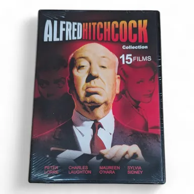 Alfred Hitchcock 15 Film Set DVD - New
