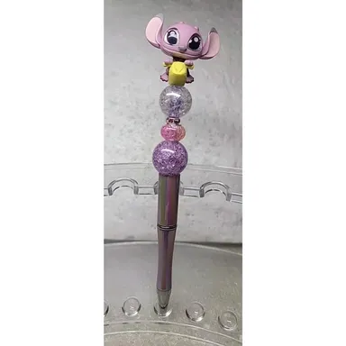 Disney Doorables Beaded Pen Angel from Lilo and Stitch on a Jetski
