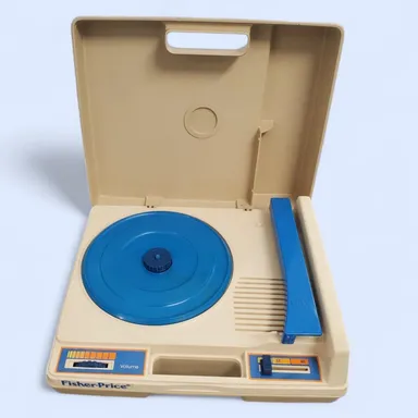 Vintage Fisher Price Turntable Portable Vinyl Record Player Tested-Works