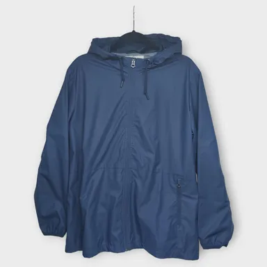 New Without Tags - Women's Weatherproof Brand Blue Rain Jacket Size XL