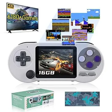 Handheld Game Console 6180 Games - 2023 New Wireless Retro Game Console Nostalgia Stick Game ,SF2000 3.0" IPS Screen Handheld Game Station 16 ($28.99)