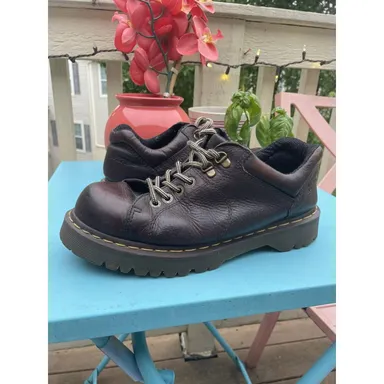 Vintage Dr Martens MADE IN ENGLAND Mens Size 11 Brown Chunky