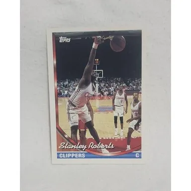1993-94 Topps Gold Stanley Roberts #163 Basketball Card - Very Good Condition!