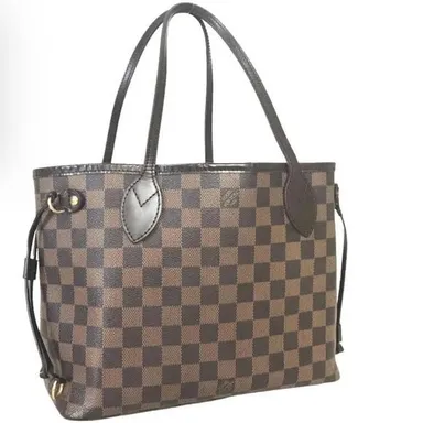 LOUIS VUITTON Tote Bag Handbag Never full PM Damier canvas N41359 Brown