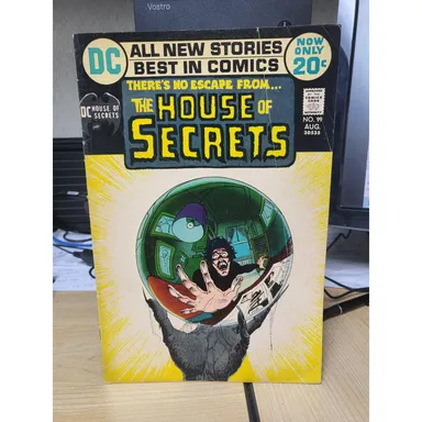 The House Of Secrets #99 (Aug 1972) DC Bronze Age Horror Escher Homage Cover