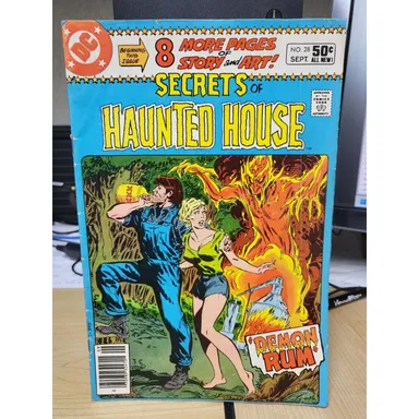 Secrets Of Haunted House #28 (1980) DC Comics Bronze Age Horror Spiderman Ad