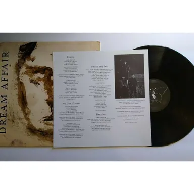 Dream Affair Endless Days Vinyl LP Record Album Insert Post-Punk Goth Rock Ltd