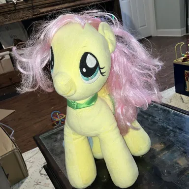 My Little Pony Fluttershy Stuffed Plush Pegasus, Build A Bear Gala Dress Toy 16"