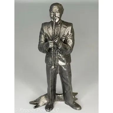 Michael A. Ricker Pewter Sculpture 1st Casting Legends of Jazz Benny Goodman