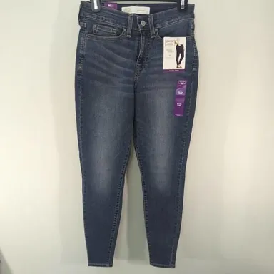 Signature By Levi's Strauss Women's Mid Rise Skinny Med Wash Sz. 27 NWT