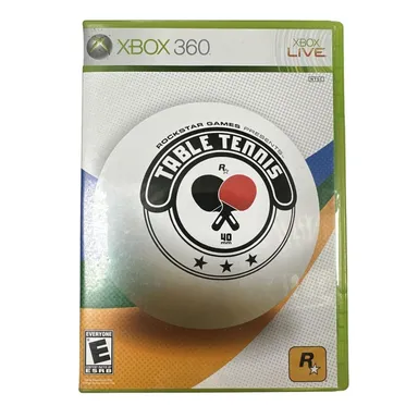 Rockstar Games Presents Table Tennis (Microsoft Xbox 360, 2006) CIB
