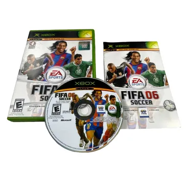 FIFA Soccer 06 (Microsoft Xbox, 2005) Complete