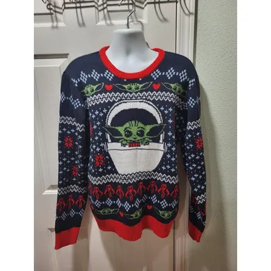 Star Wars Geeknet Mandalorian Grogu Christmas Sweater