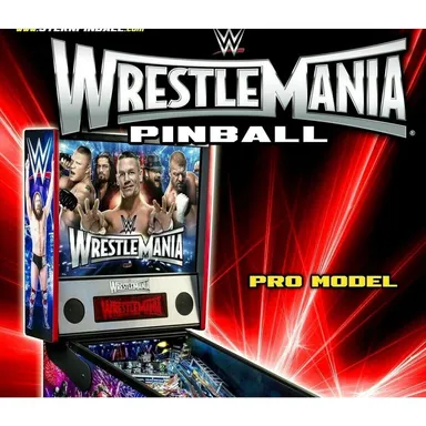 Legends Of Wrestlemania Pro Pinball FLYER Original NOS 2015 The Rock John Sena