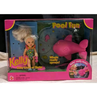 Pool Fun Kelly Baby Sister of Barbie Doll 1996 Mattel 17052