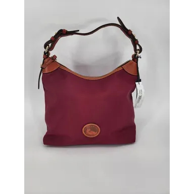 Dooney & Bourke Large Erica Shoulder Bag in Cranberry
